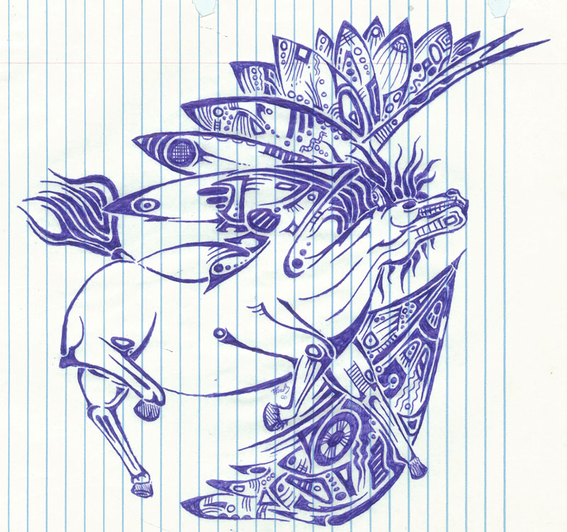 Pegasus original - ink