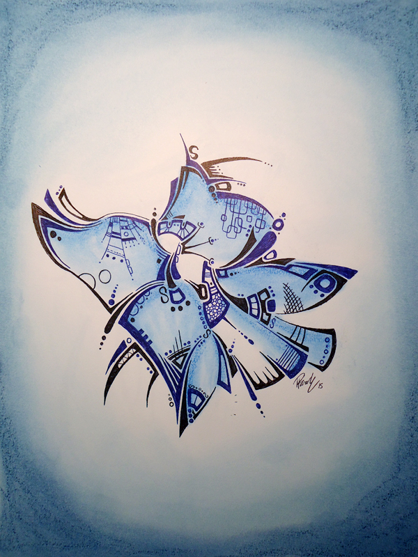 Blue Butterfly - Donated
